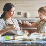 Edelstahl Teigschneider, 3-teiliges Set Teigspachtel aus Kunststoff, Backen Teigschneider mit Rutschfestem Gummigriff und Messskala, Teigschaberkarte für Teigkuchen, Pizza, Backwerkzeug