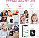 Smartwatch Kinder, 4G Kinder smartwatch, GPS Tracker Kinder, Armbanduhr Kinder Junge,kinderuhr mit Video Phone Call, Schulmodus, SOS-Funktion, Kamera und Schrittzähler