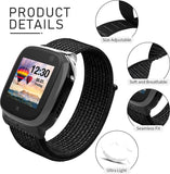 2 Stück Kinder Armbänder kompatibel mit Xplora X5 / XGO 2/XGO 3 Armband, Xplora Kids Smartwatch Weich Sport Nylon Ersatzbänder für Xplora X5 Play / XGO2/XGO3, Mädchen Jungen Geschenk