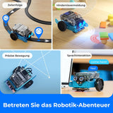 Makeblock mBot 2 Programmierbarer Roboter Kompatibel mit Scratch Python Codierungsroboter für Kinder Unterstützt WiFi IoT AI Technologie im Ferngesteuerten STEM Spielzeug Geschenke