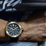 TW Steel Grandeur Tech Herren 48mm Chronograph Quarzuhr mit Silikonarmband