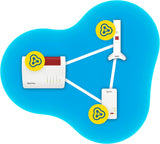 AVM FRITZ!Repeater 3000 AX (Wi-Fi 6 Repeater mit drei Funkeinheiten, bis zu 4.200 MBit/s: 2x 5 GHz-Band (bis zu 3.600 MBit/s), 2,4 GHz-Band