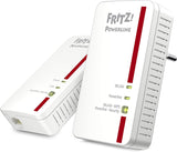 AVM FRITZ! Powerline WLAN Set (1,200 MBit/s, WLAN-Access Point, ideal für Media-Streaming oder NAS-Anbindungen