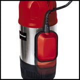 Einhell Tauchdruckpumpe GC-PP 900 N (900 W, 6.000 l/h max. Fördermenge, 7m max. Eintauchtiefe, Edelstahlgehäuse, Schwimmerschalter, 2 Aufhängeösen)