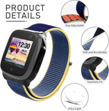 Kuaguozhe 3-Stück Kinder Armbänder für XPLORA X5 / XGO2/XGO3 Armband, Xplora Kids Smartwatch Weich Sport Nylon Ersatzbänder für XPLORA X5 Play/XGO 2/XGO 3, Mädchen Jungen Geschenk