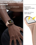 Apple Watch Armband 41mm 40mm 38mm 46mm 45mm 44mm 42mm Damen Herren, Einstellbar Metall Armbänder aus Edelstahl für iWatch Series Se Ultra 10 9 8 7 6 5 4 3 2 1