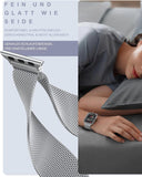 Apple Watch Armband 40mm 42mm 41mm 38mm 46mm 45mm 44mm Damen Herren, Einstellbar Edelstahl Metall Armbänder für iWatch Series 11 10 9 8 7 6 5 4 2 SE 3 Ultra 3