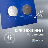 VARTA Batterien Knopfzellen CR2032, 10 Stück, Power on Demand, Lithium, 3V, kindersichere Verpackung, für Smart Home Geräte, Autoschlüssel und weitere Anwendungen [Exklusiv bei Amazon]