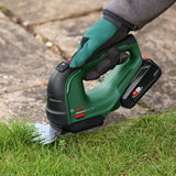 Bosch Akku Grasschere AdvancedShear 18V-10 (1 Akku 2,0 Ah, 18-Volt-System, schneidet bis zu 85 m² pro Akkuladung, mit Strauch- und Grasscherenmes