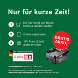 Bosch Akku Heckenschere AHS 50-20 LI (1x Akku, 18 Volt System, Hublänge: 20 mm, im Karton)