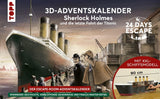 24 DAYS ESCAPE 3D-Adventskalender – Sherlock Holmes und die letzte Fahrt der Titanic: Mit XXL-Rätselschiff sowie 24 spannenden Rätseln, mysteriösen Gegenständen und digitalen Extras