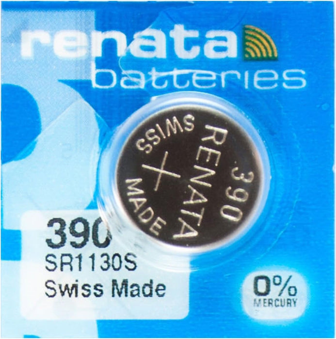 Renata 390 389 189 AG10 LR44 SR44 LR1130 Knopfzelle, Uhrenbatterie SR1130SW ÖZEN