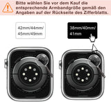 Apple Watch Armband 40mm 42mm 41mm 38mm 46mm 45mm 44mm Damen Herren, Einstellbar Edelstahl Metall Armbänder für iWatch Series 11 10 9 8 7 6 5 4 2 SE 3 Ultra 3