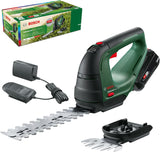 Bosch Akku Grasschere AdvancedShear 18V-10 (1 Akku 2,0 Ah, 18-Volt-System, schneidet bis zu 85 m² pro Akkuladung, mit Strauch- und Grasscherenmes