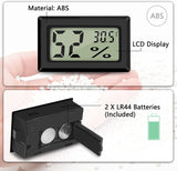 Digital Hygrometer Thermometer Mini LCD Temperatur Luftfeuchtigkeitsmesser für Kühlschrank Innen -50°C~+70°C (3 PCS B)