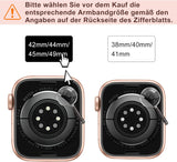 Apple Watch Armband 41mm 40mm 38mm 46mm 45mm 44mm 42mm Damen Herren, Einstellbar Metall Armbänder aus Edelstahl für iWatch Series Se Ultra 10 9 8 7 6 5 4 3 2 1