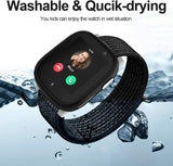 2-Stück Armbänder kompatibel mit Xplora X6/Anio 6 Armband, Kids Smartwatch Klettverschluss Mädchen Jungen Verstellbare Ersatz Armbänder für X6 Play/X6 Pro/Anio6