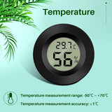 Digital Hygrometer Thermometer Mini LCD Temperatur Luftfeuchtigkeitsmesser für Kühlschrank Innen -50°C~+70°C (3 PCS B)