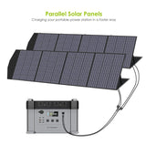 Faltbares Solarpanel 200W Solarmodul Solarladegerät Speziell US Solarzelle mit MC-4 Ausgang für Tragbare Powerstation Solargenerator Camping Wohnmobil