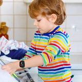 2-Stück Nylon Armbänder kompatibel mit Xplora X6/Anio 6 Armband, Kids Smartwatch Klettverschluss Mädchen Jungen Verstellbare Ersatz Armbänder für X6 Play/X6 Pro/Anio6