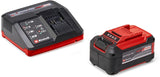 Einhell Starter Kit 5,2 Ah Akku und Fastcharger Power X-Change (Li-Ion, 18 V, 80 min Ladezeit, passend für alle Power X-Change Geräte)