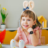 2-Stück Nylon Armbänder kompatibel mit Xplora X6/Anio 6 Armband, Kids Smartwatch Klettverschluss Mädchen Jungen Verstellbare Ersatz Armbänder für X6 Play/X6 Pro/Anio6