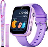 Smartwatch Kinder, 4G Kinder smartwatch, GPS Tracker Kinder, Armbanduhr Kinder Junge,kinderuhr mit Video Phone Call, Schulmodus, SOS-Funktion,  Kamera und Schrittzähler
