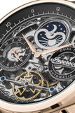 Ingersoll The Jazz 42 mm Automatik Mondphasenuhr Herrenuhr, Skeleton-Zifferblatt  ÖZENSAAT