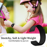 2-Stück Armbänder kompatibel mit Xplora X6/Anio 6 Armband, Kids Smartwatch Klettverschluss Mädchen Jungen Verstellbare Ersatz Armbänder für X6 Play/X6 Pro/Anio6