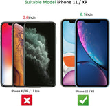 3 Stück, Panzer Schutz Glas für iPhone 11, iPhone XR, Frei von Kratzern, 9H Härte, HD Displayschutzfolie, 0.33mm Ultra-klar, Ultrabeständig