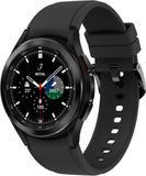 Samsung Galaxy Watch4 Classic, Runde LTE Smartwatch, Wear OS, drehbare Lünette, Fitnessuhr, Fitness-Tracker, 42 mm, Black