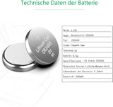 LiCB 10 Stück CR2450 3V Lithium Knopfzellen CR 2450 Batterien