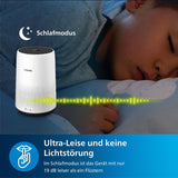 Philips Series Luftreiniger – entfernt Pollen, Staub, Viren und Aerosole* in Räumen mit bis zu 49 m², 3 Geschwindigkeitsstufen, Sleep-Modus (AC0820/10), HEPA(HEPA)