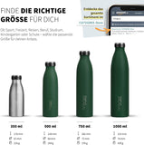 720°DGREE Edelstahl Trinkflasche “milkyBottle” - 500ml - Perfekt für Kinder, BPA-Frei, Auslaufsicher, Kohlensäure geeignet - Kleine Thermosflasche für Sprudel, Sport, Schule, Fitness