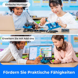 Makeblock mBot 2 Programmierbarer Roboter Kompatibel mit Scratch Python Codierungsroboter für Kinder Unterstützt WiFi IoT AI Technologie im Ferngesteuerten STEM Spielzeug Geschenke