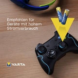 VARTA Batterien AA, 40 Stück, Longlife Power, Alkaline, 1,5V, für Spielzeug, Funkmäuse, Taschenlampen, Made in Germany