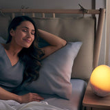 Philips HF3531/01 Wake-Up Light (Sonnenaufgangfunktion, Touchdisplay, 7 Wecktöne, digitales FM Radio, Tageslichtwecker)