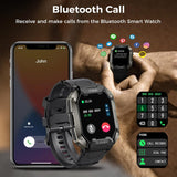 GPS, Smartwatch Herren mit Telefonfunktion, 5 ATM Wasserdicht ÖZENSAAT