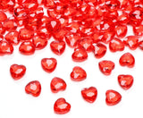 500 Stück hell Blau Herzen Diamantkristalle 12mm glitzernde Streudeko Deko Funkelnd Steine Kristalle Konfetti Diamanten zum DIY Verzieren Dekoration Hochzeit Verlobung,Valentinstag