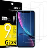 3 Stück, Panzer Schutz Glas für iPhone 11, iPhone XR, Frei von Kratzern, 9H Härte, HD Displayschutzfolie, 0.33mm Ultra-klar, Ultrabeständig