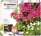 Gardena city gardening Balkon Bewässerung: Vollautomatisches Blumenkastenbewässerungs-Set, für bis zu 6 m Balkonkästen, 13 Programme (1407-20)