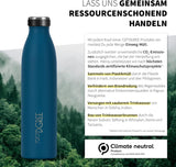 720°DGREE Edelstahl Trinkflasche “milkyBottle” - 750ml - BPA-Frei, Auslaufsicher, Kohlensäure geeignet - Thermosflasche für Sprudel, Sport, Uni, Schule, Fitness, Outdoor, Camping