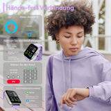 Smartwatch Damen mit Telefonfunktion,1.8" Uhren Damen mit Herzfrequenz SpO2 Stress Schlafmonitor,Alexa Integriert Watch,110 Sportmodi Fitness Tracker,IP68 Wasserdichte Sport Armbanduhr für Android iOS