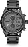 Diesel Herren-Double-Down-Chronograph, Edelstahluhr