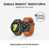 Samsung Galaxy Watch7 Smartwatch, Fitness-Uhr, Fitness Tracker und Aktivitätstracker, 44 mm, LTE, Silver ÖZENSAAT
