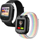 2 Stück Kinder Armbänder kompatibel mit Xplora X5 / XGO 2/XGO 3 Armband, Xplora Kids Smartwatch Weich Sport Nylon Ersatzbänder für Xplora X5 Play / XGO2/XGO3, Mädchen Jungen Geschenk