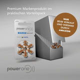 Power one – Hörgerätebatterien, Größe 312, Wireless Approved, hohe Lebensdauer, PR41 ZL3, Zink-Luft-Technologie, quecksilberfrei, 1.45 Volt, 60 Batterien (6 Stück, 10er-Pack)