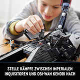 LEGO Star Wars Die Scythe - Transportschiff des Großinquisitors, Spielzeug-Raumschiff mit 2 Shootern, Ben Kenobi Minifigur und Lichtschwertern, Obi-Wan Kenobi Set