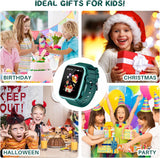 Smartwatch Kinder, 4G Kinder smartwatch, GPS Tracker Kinder, Armbanduhr Kinder Junge,kinderuhr mit Video Phone Call, Schulmodus, SOS-Funktion, Kamera Schrittzähler