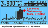 Fortschrittliche elektromagnetische Mehrfeld Strahlung EMF-390 3-in-1 EMF ELF RF HF meter Messgerät Mobilfunkmasten Detektor Datenlogger